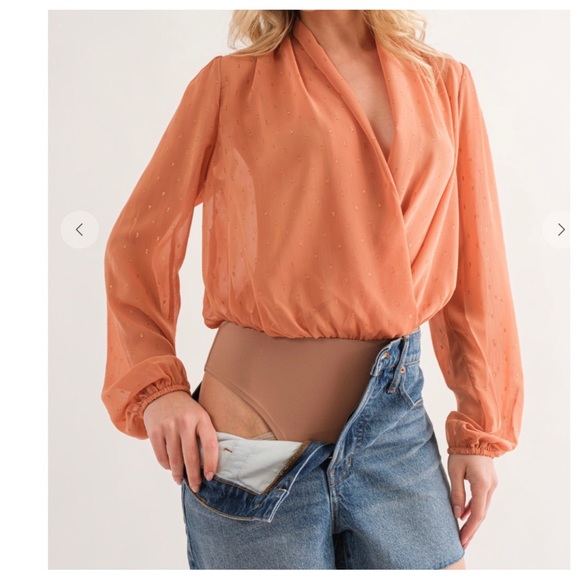 17 Chic and Fabulous V-Neck Wrap Bodysuit - Picture 4 of 8